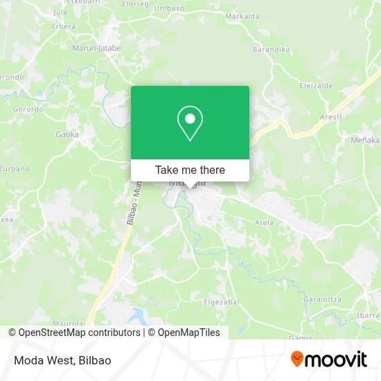 Moda West map