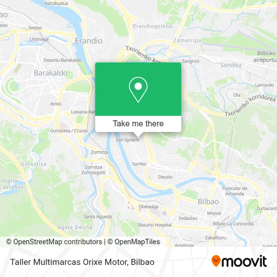 Taller Multimarcas Orixe Motor map