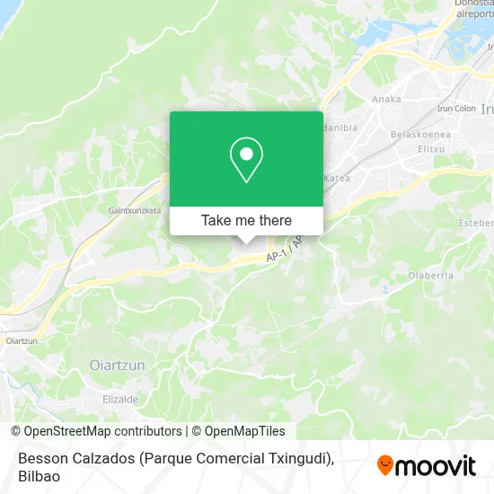 Besson Calzados (Parque Comercial Txingudi) map