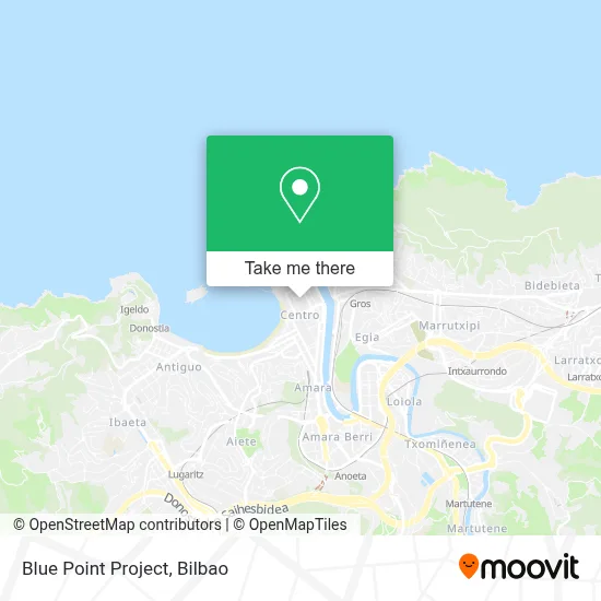 Blue Point Project map
