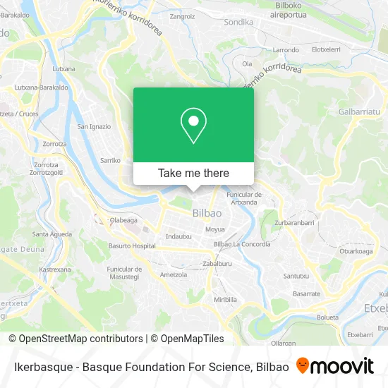 Ikerbasque - Basque Foundation For Science map