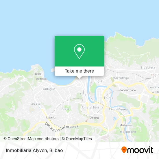 Inmobiliaria Alyven map