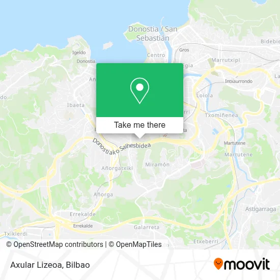 Axular Lizeoa map