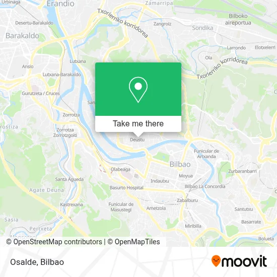 Osalde map