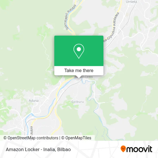 Amazon Locker - Inalia map