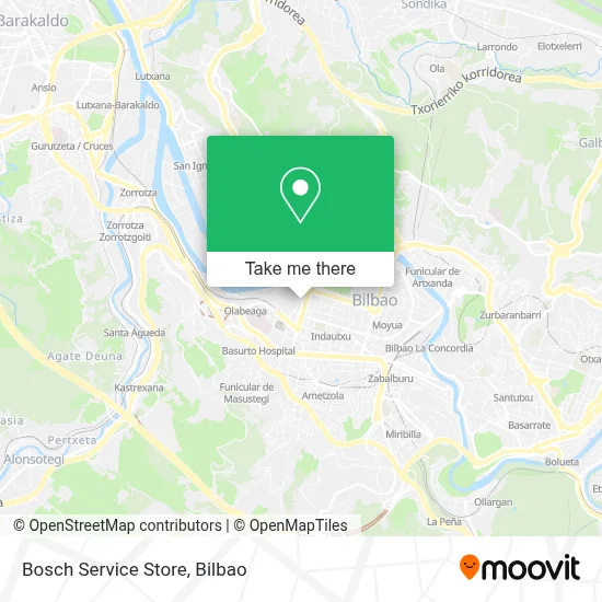 Bosch Service Store map