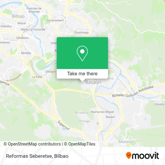 Reformas Seberetxe map