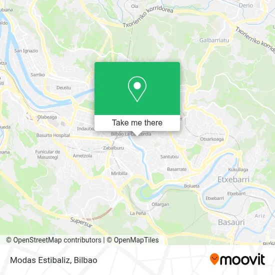 Modas Estibaliz map
