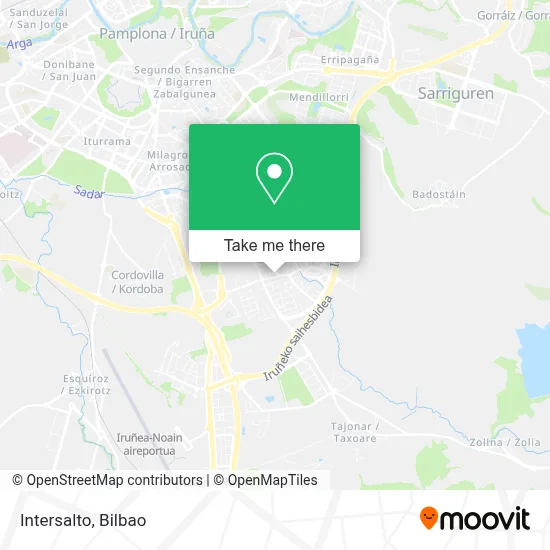 Intersalto map
