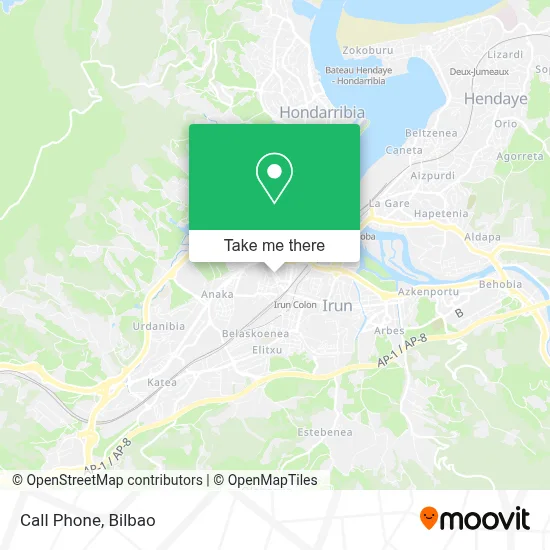 Call Phone map