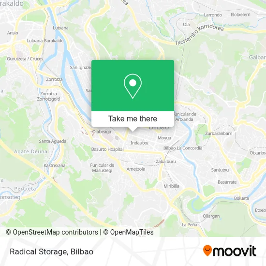 Radical Storage map