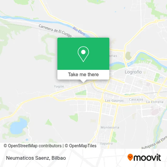 Neumaticos Saenz map