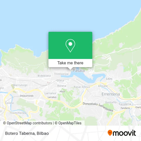 Botero Taberna map