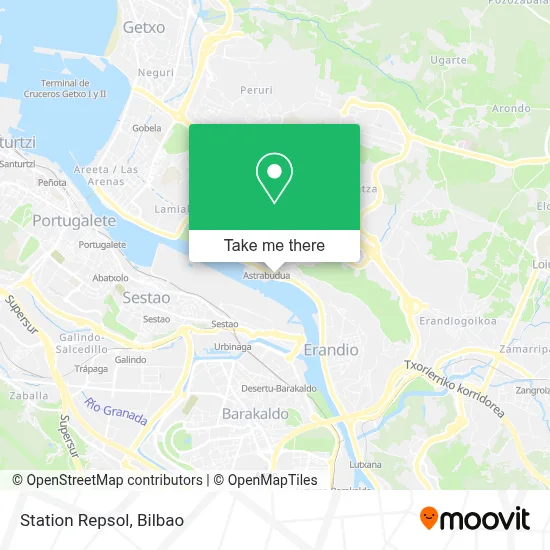 Station Repsol map