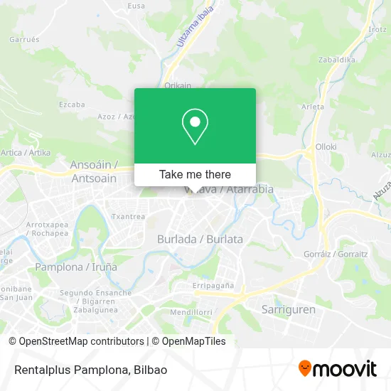 Rentalplus Pamplona map