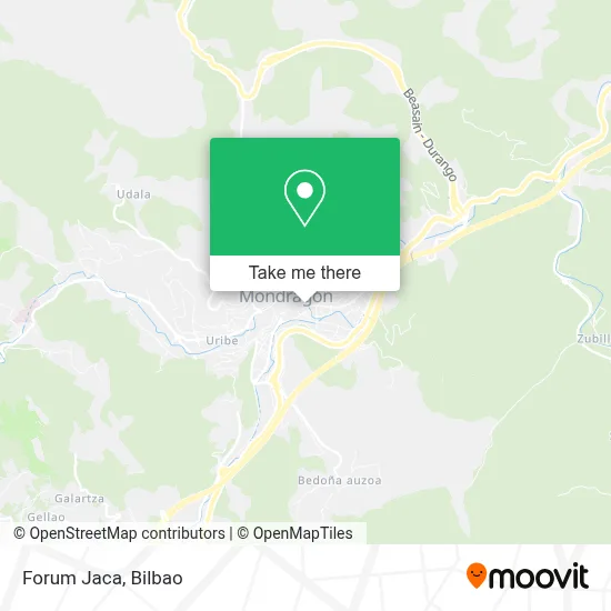 Forum Jaca map
