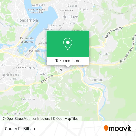 Carser.Fr map