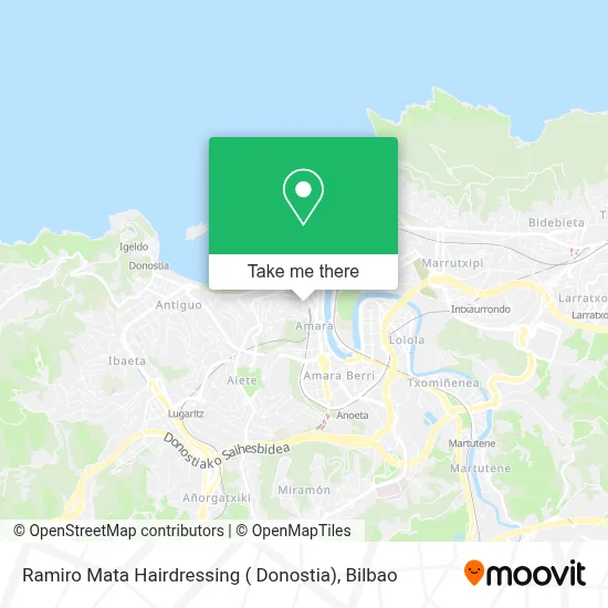 Ramiro Mata Hairdressing ( Donostia) map