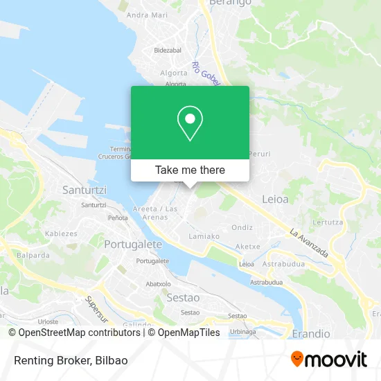 Renting Broker map