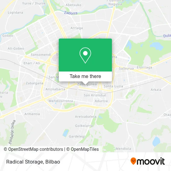 Radical Storage map