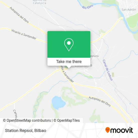 Station Repsol map