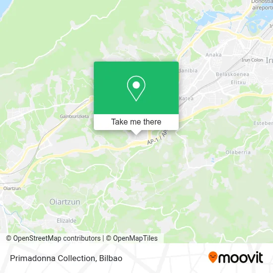 Primadonna Collection map
