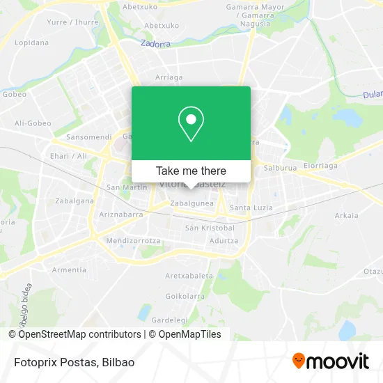 Fotoprix Postas map