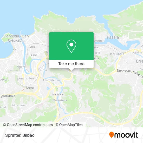Sprinter map