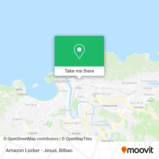 Amazon Locker - Jesus map