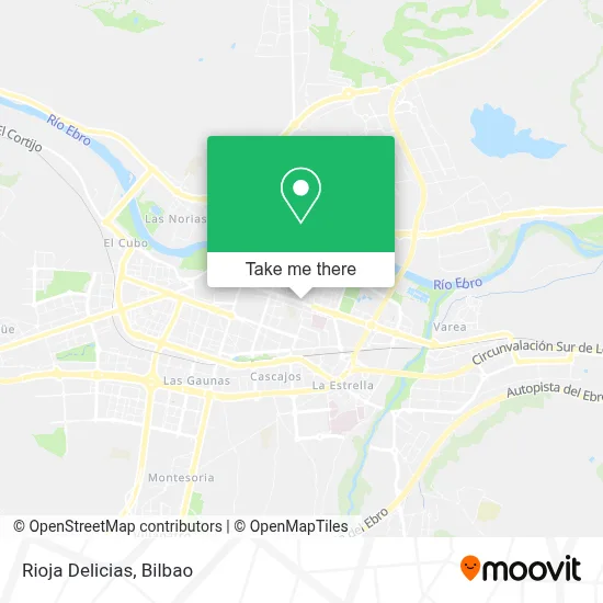 Rioja Delicias map