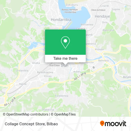 Collage Concept Store map