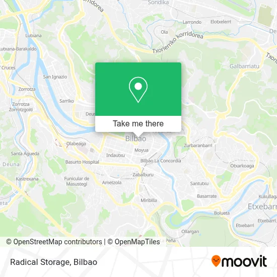 Radical Storage map