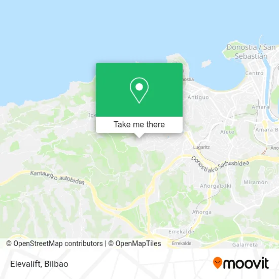 Elevalift map