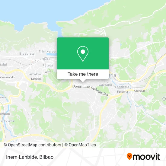 Inem-Lanbide map