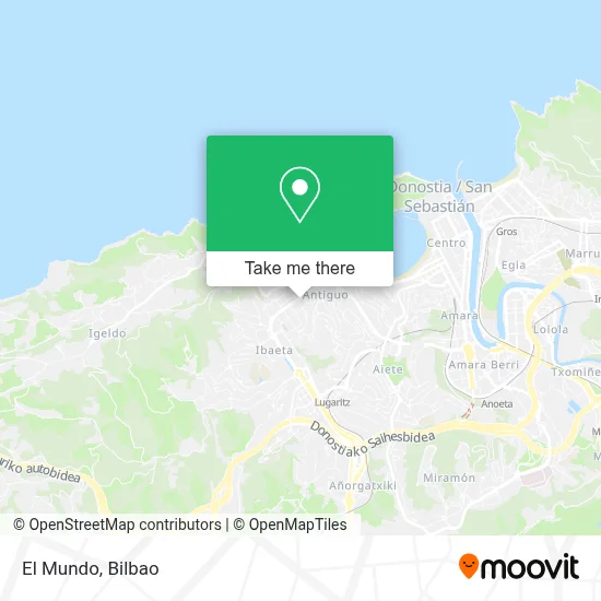 El Mundo map