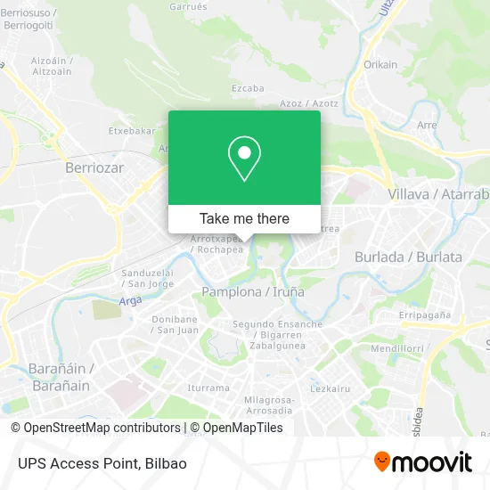 Ups Access Point map