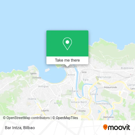 Bar Intza map