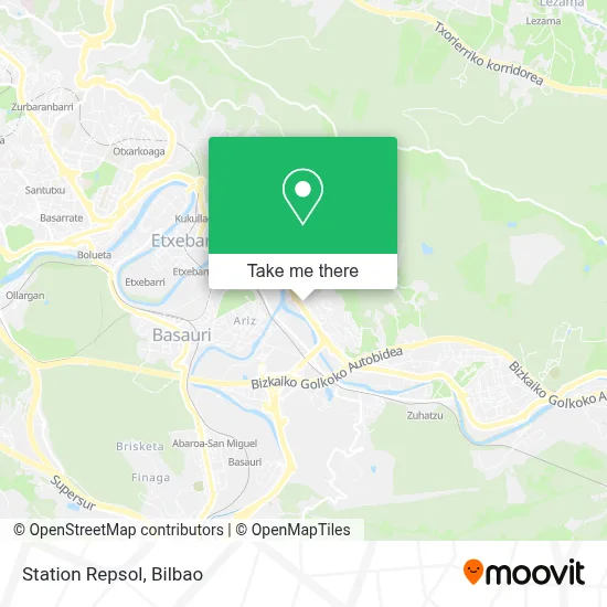 Station Repsol map