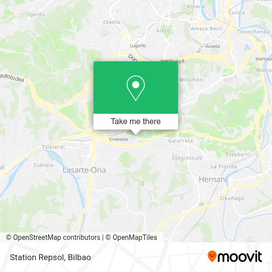 Station Repsol map