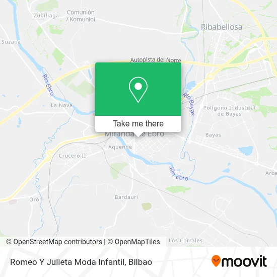 Romeo Y Julieta Moda Infantil map