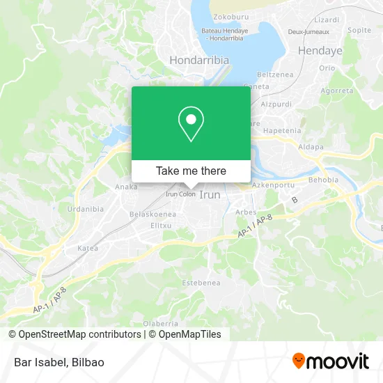Bar Isabel map