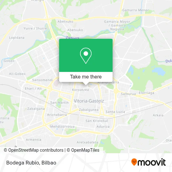 Bodega Rubio map