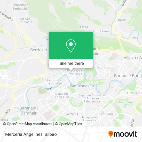 Merceria Angelines map