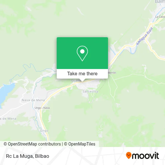 Rc La Muga map