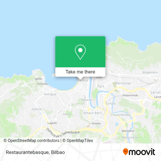 Restaurantebasque map