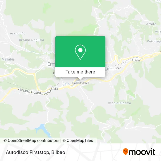Autodisco Firststop map