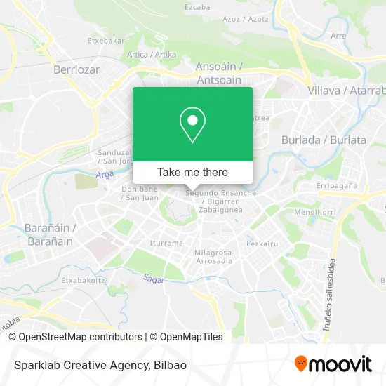 Sparklab Creative Agency map