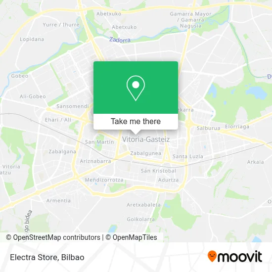 Electra Store map