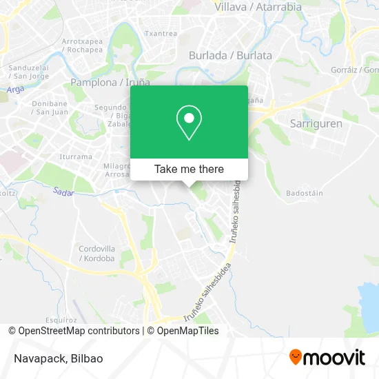 Navapack map