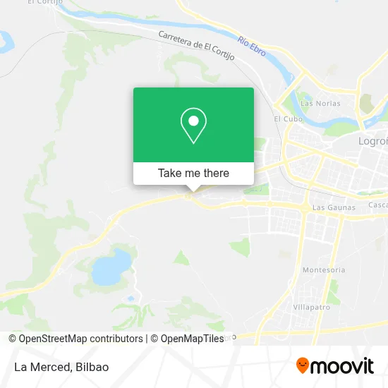 La Merced map